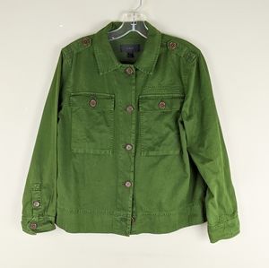 J. Crew | Green Button Down Jacket- E75